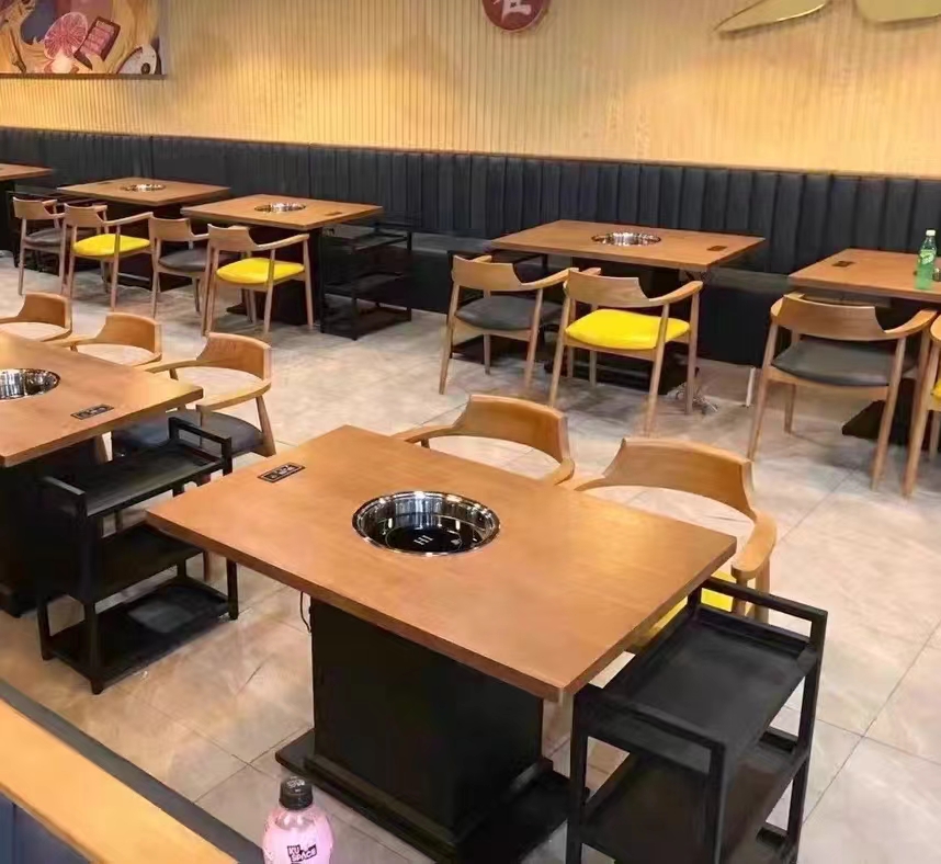 复古极简风火锅店案例